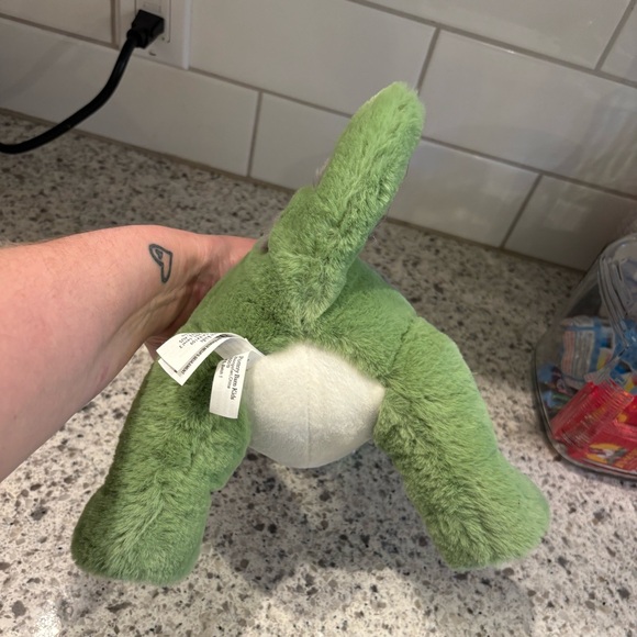 Pottery Barn kids green dinosaur light up plush with video! - Picture 7 of 9